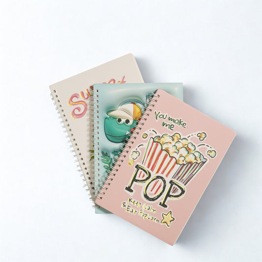 Ice-Cream A5 Spiral Diary